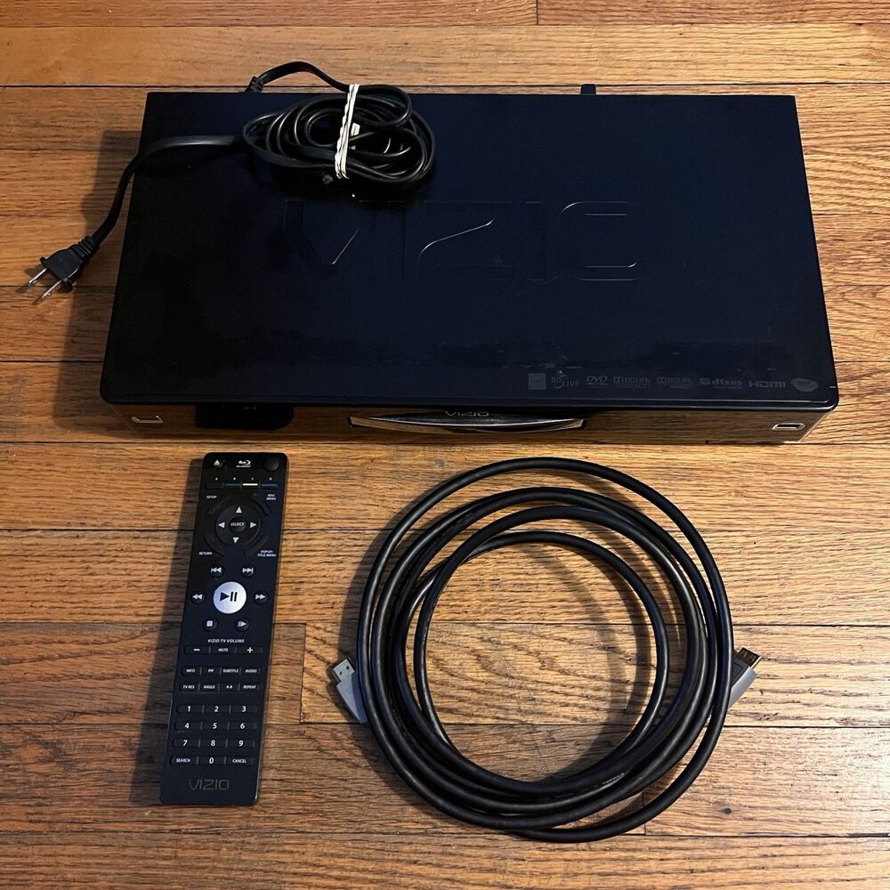 (W/Remote) Vizio VBR231 HDMI Dolby Digital DVD Video Blu-Ray Disc Player